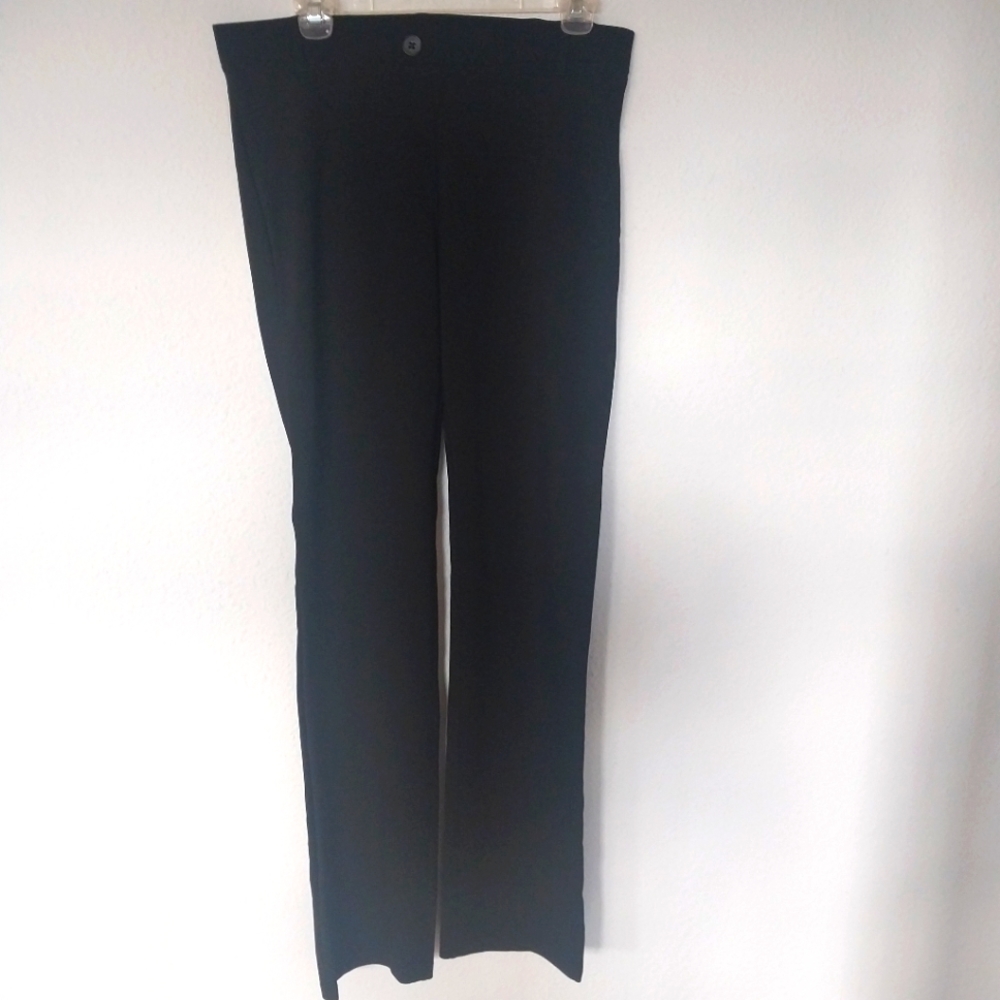 Betabrand Black Straight Leg Classic Dress Yoga Pant NWOT